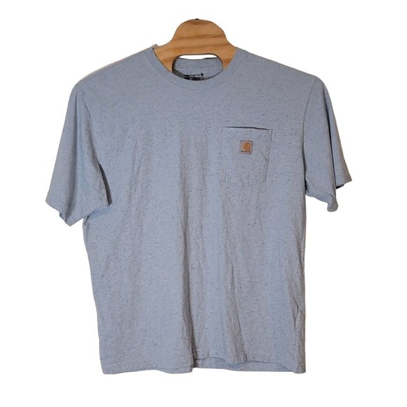 Carhartt Loose Fit T-Shirt Size XL Men's Blue‎ Work Shirt - Picture 1 of 5